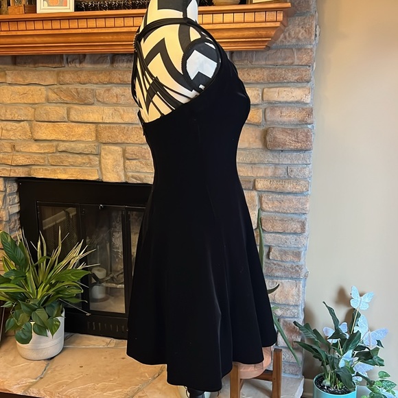 Betsy & Adam By Linda Bernell‎ Black velvet fit & flare party/formal dress. NWT! - Picture 7 of 13